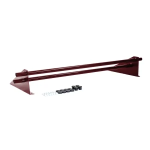 Снегозадержатель для металлической кровли трубчатый 1 м RAL 3005 красный