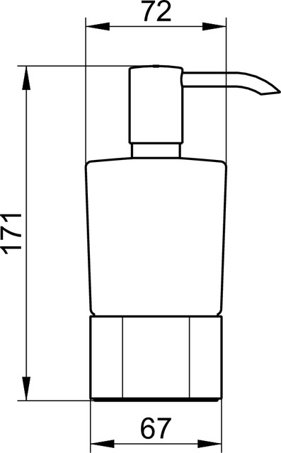 11654019001 Дозатор KEUCO Elegance - Вид №2