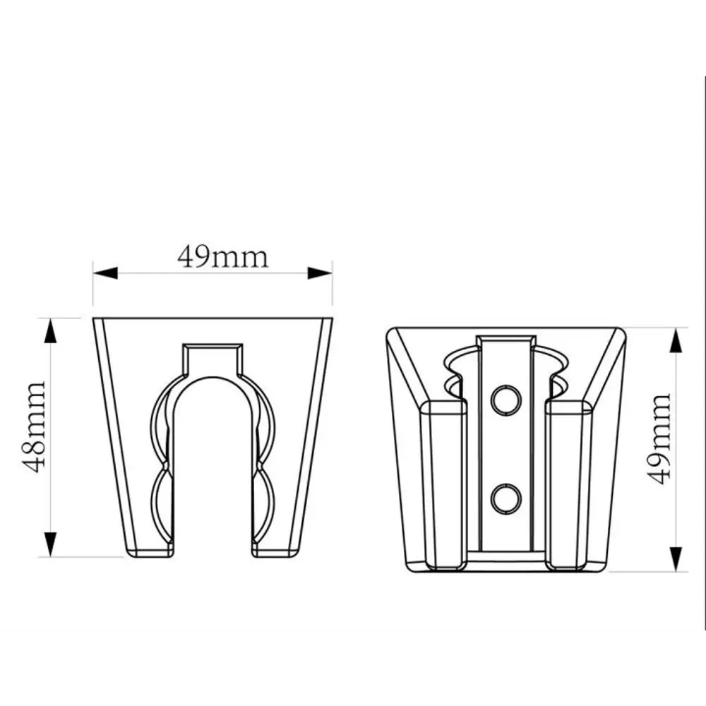 Держатель душевой лейки Esko Dron DD11W цвет белый матовый STLM-2028004 - Вид №1