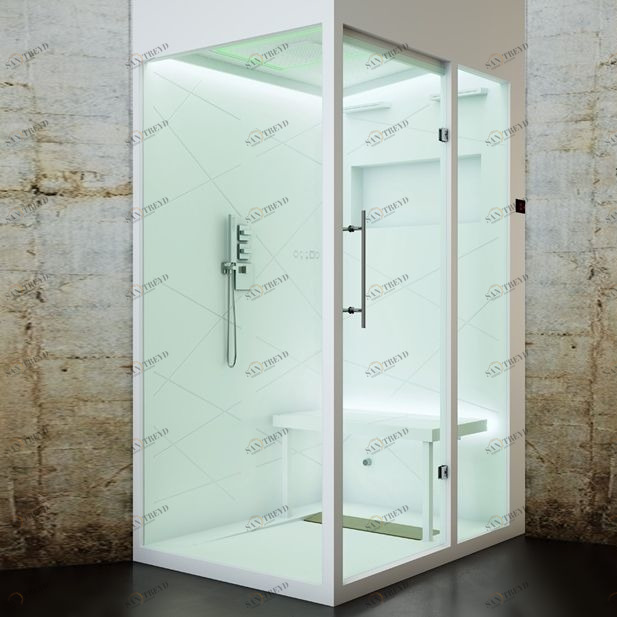 Moma Design Хаммам угловой COMPACT6 белый SEHMCP6