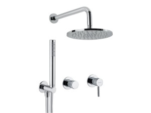 Набор для ванной из хромированной латуни