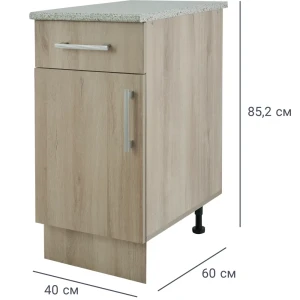 Напольный шкаф Кантри 60x40x85.2 см ЛДСП цвет бежевый 83571289 STLM-2205417