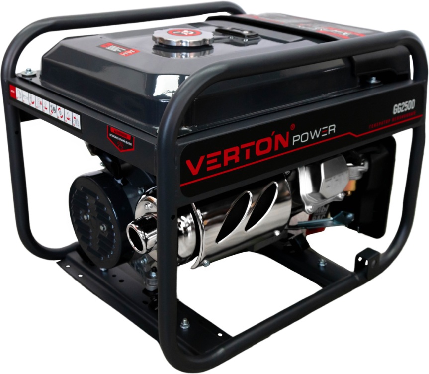Электрогенератор   бензиновый Verton GG2500 9205126 STDN-0015250 - Вид №6