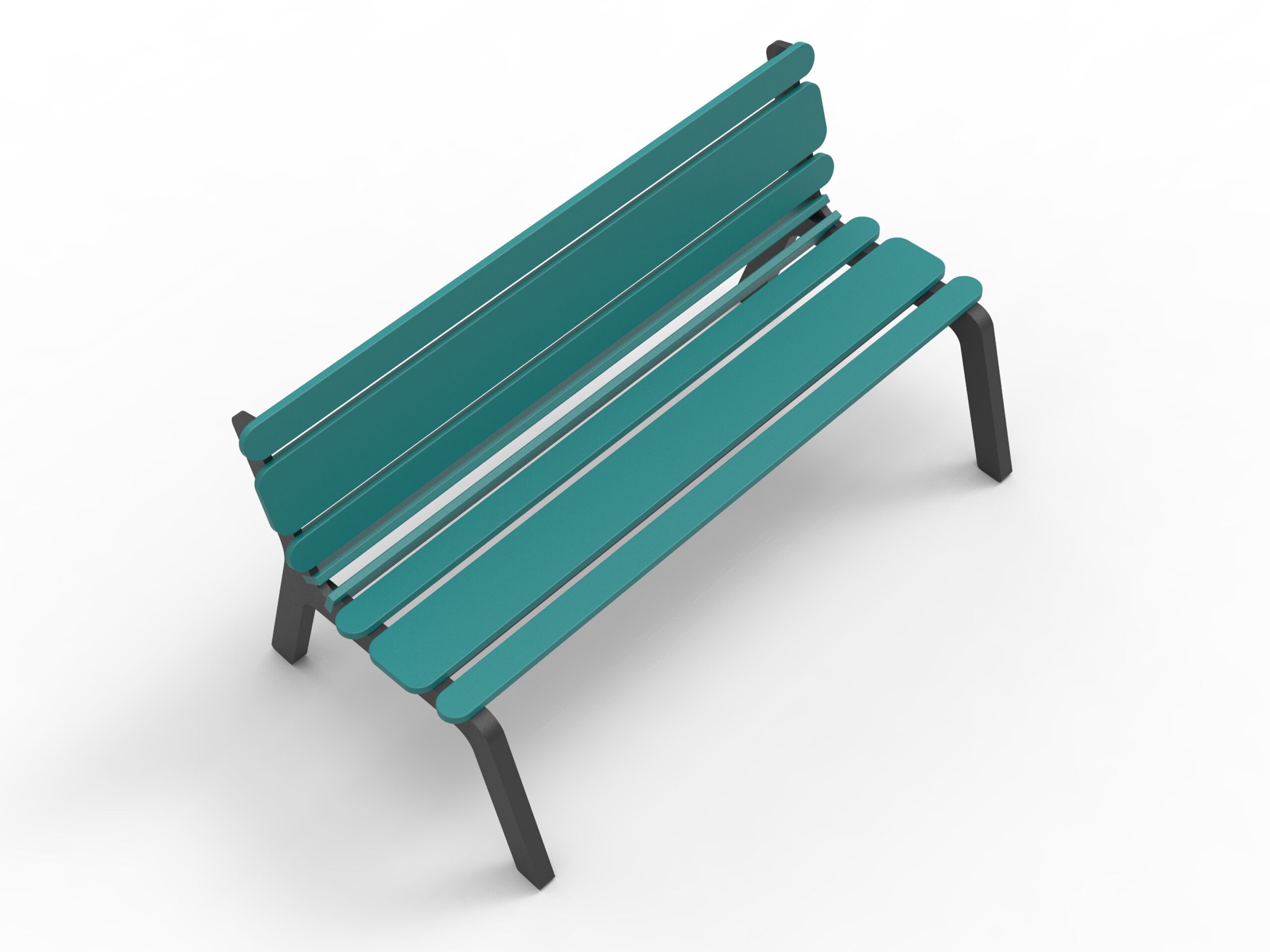 Скамейка из полиэтилена со спинкой Donye Ranardo ARCH-00028276 - Вид №7