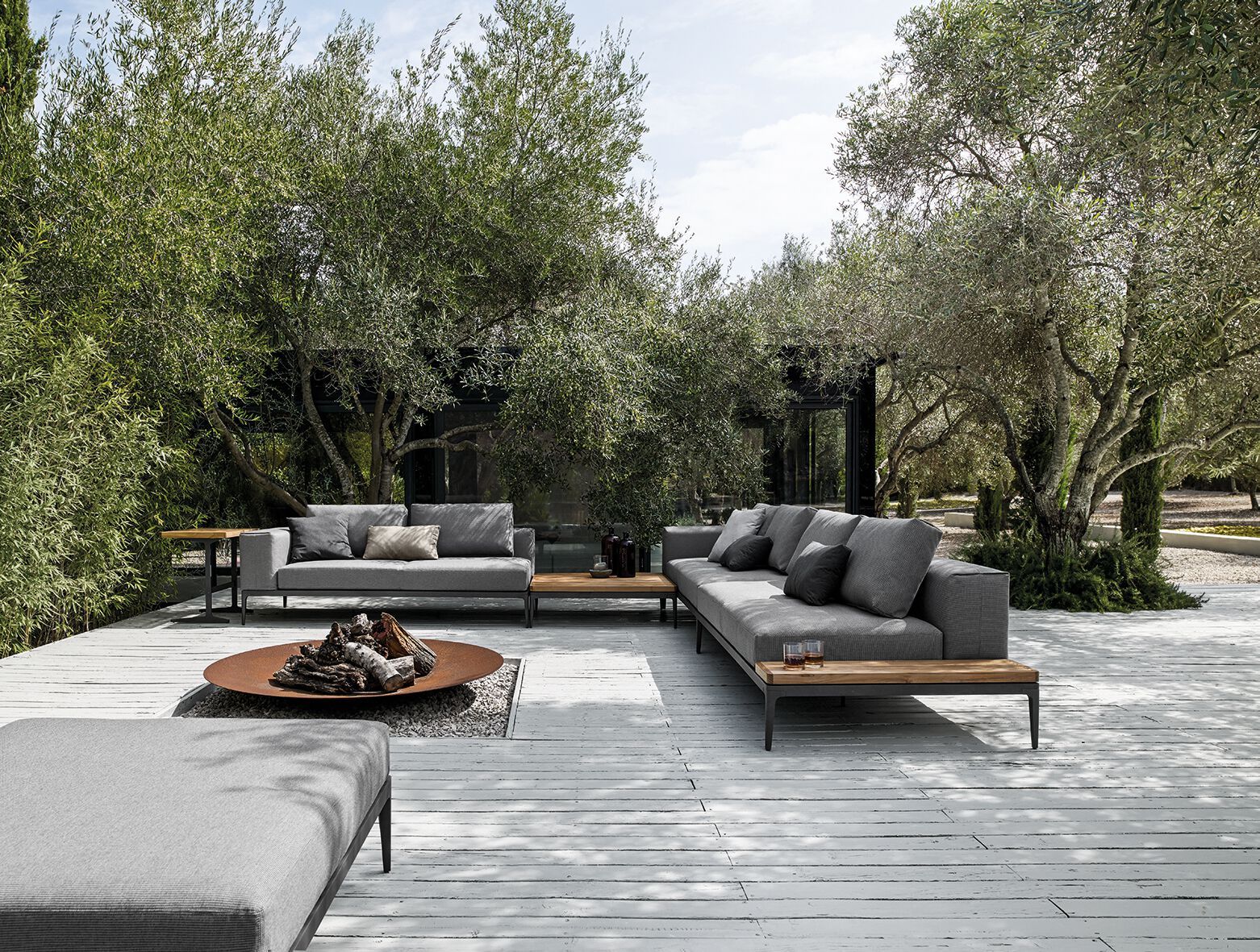 Ткань квадратный сад пуфик Gloster сетка ARCH-00068426 - Вид №16