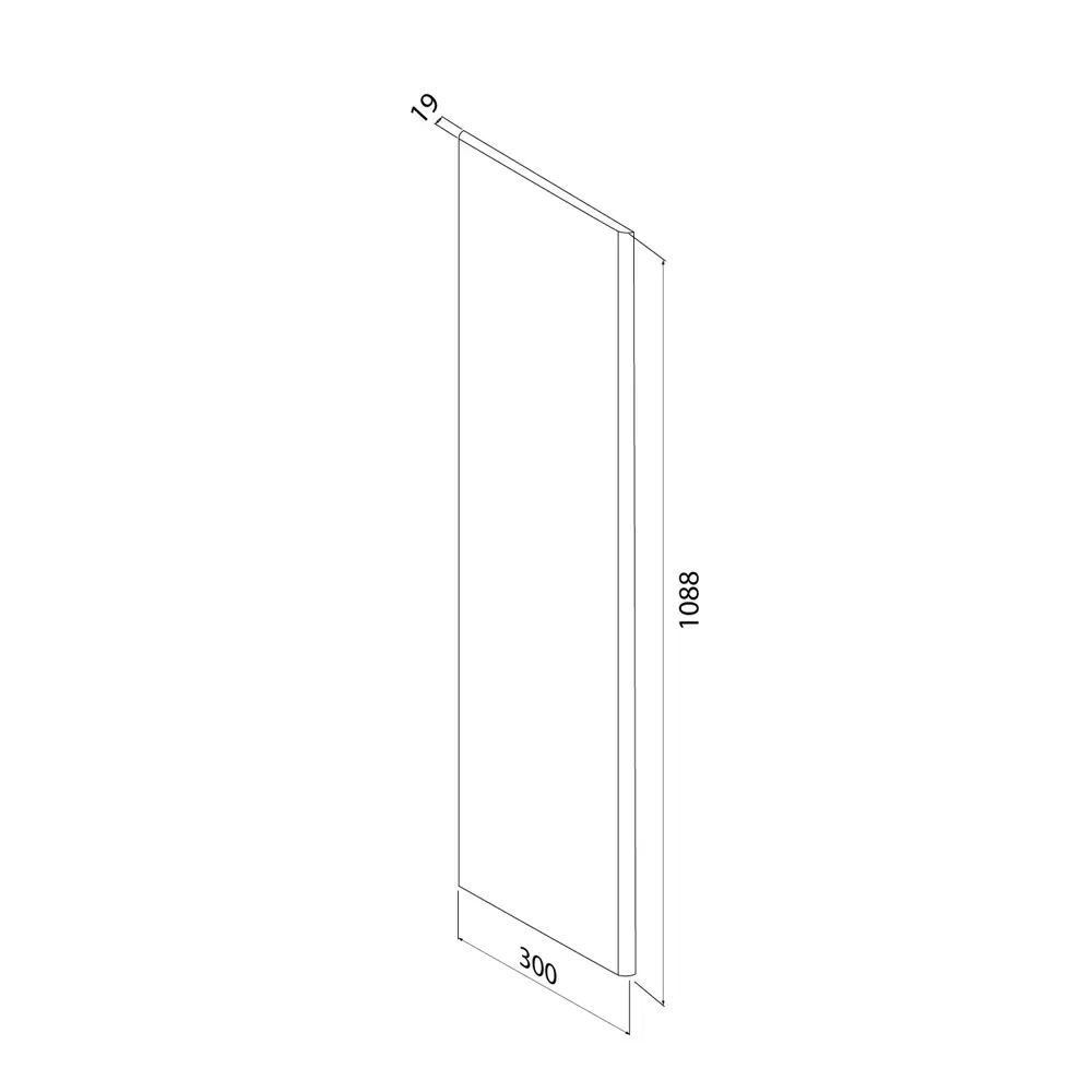 Фасад для пенала подвесного Iddis Lahta 30 см LAH30V0i89 МДФ цвет светлый дуб STLM-2117659 - Вид №9