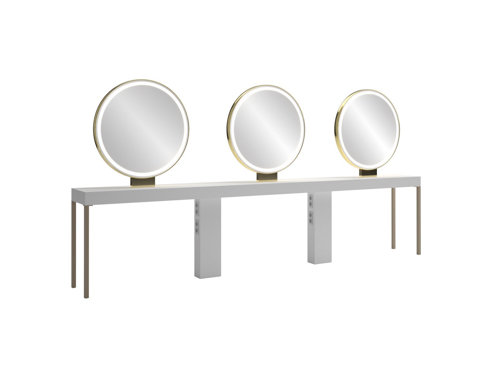 Рабочая станция для парикмахерской Gamma & Bross Gamma Store ARCH-00044261 - Вид №1