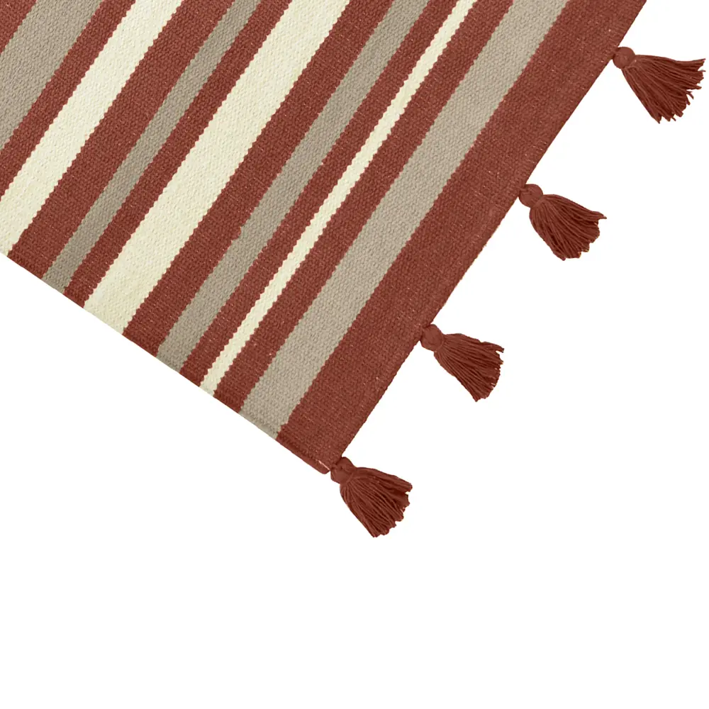 Коврик декоративный хлопок Inspire Madyline 70х140 см цвет оранжевый STLM-2074186 - Вид №1