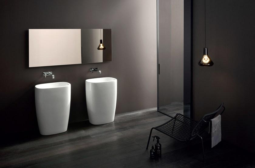 Напольная раковина стоящая овальная Nic Milk sun-id-1500814 - Вид №3