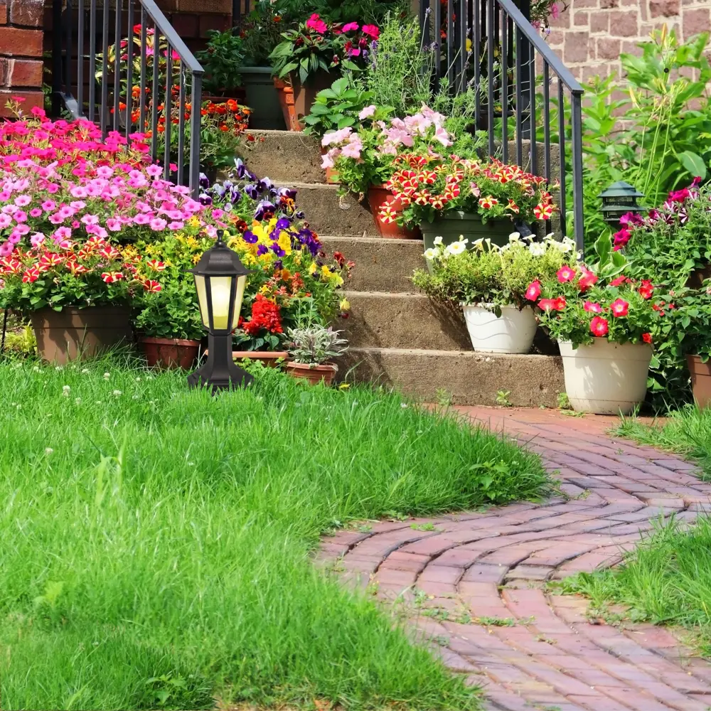 Фонарный столб уличный Apeyron малый 34 см цвет чёрный STLM-2200865 - Вид №6