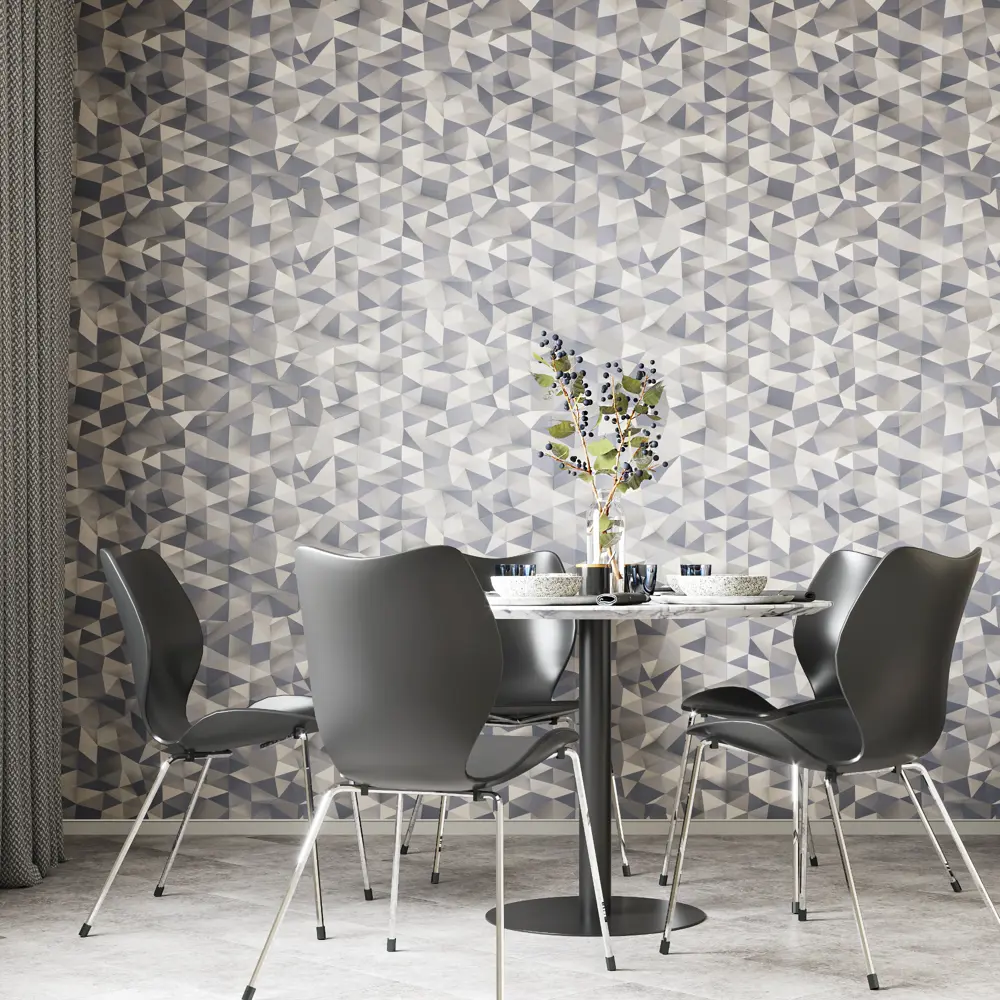 Обои флизелиновые Palitra Home Illusion серые 1.06 м HC71757-42 STLM-2183110 - Вид №2