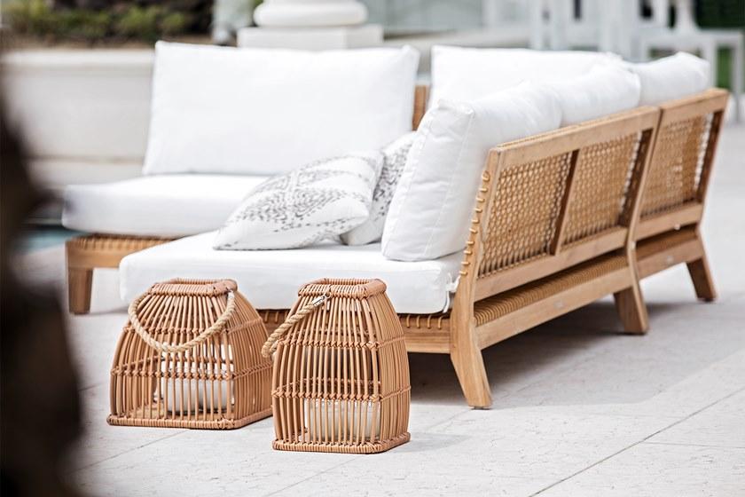 cbdesign Двойной центральный модуль для модульного дивана из тика Vienna Tj 386 - Вид №1