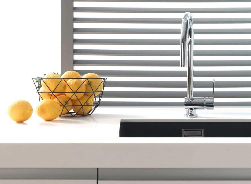 GAMADECOR Кухня со встроенными ручками с полуостровом Projets sun-id-1500085 - Вид №2