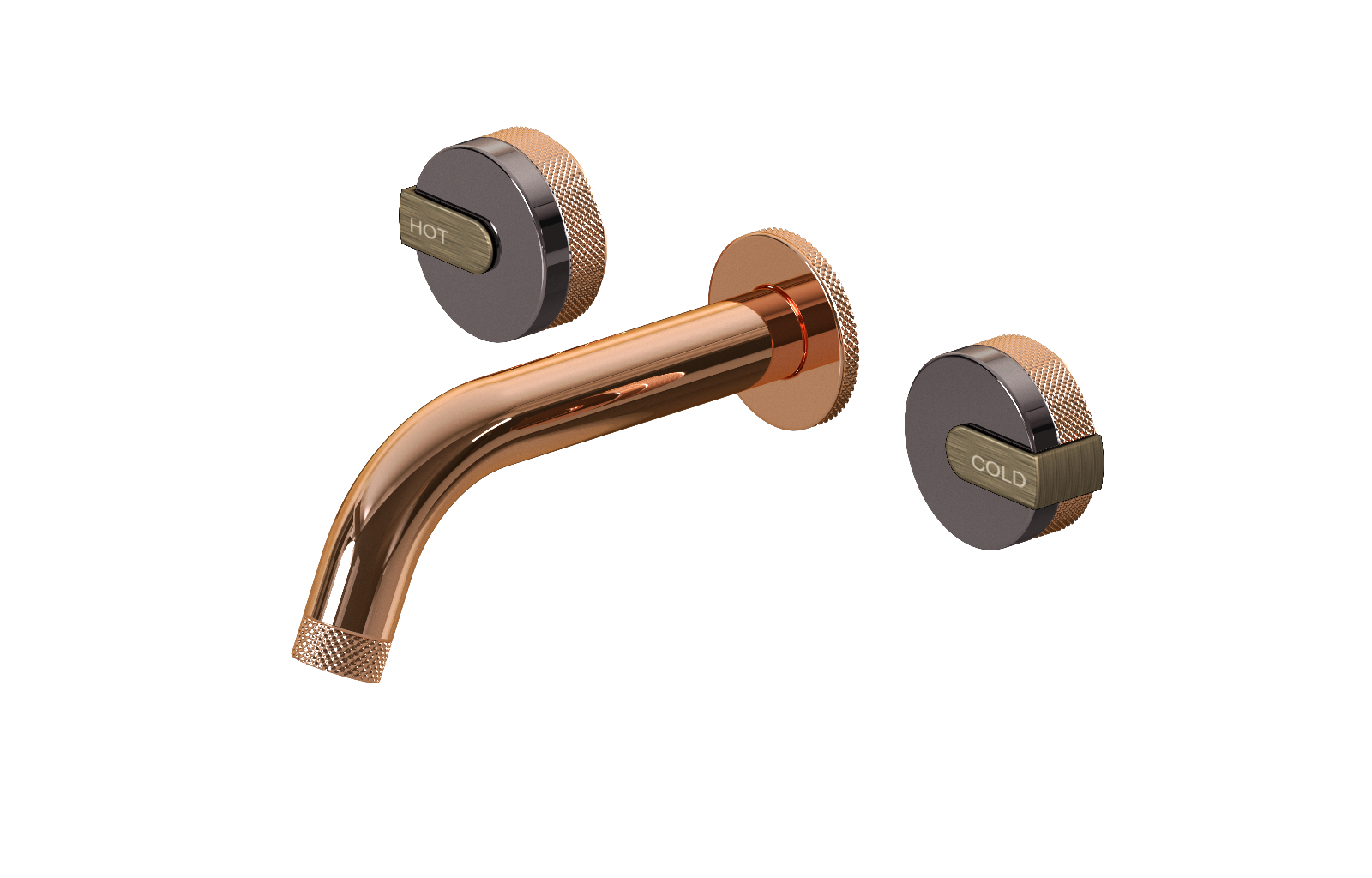 E-11530-R1OX-L1VBB-RG Смеситель для умывальника из 19,1см носикем (внешняя часть) GRAFF MOD+