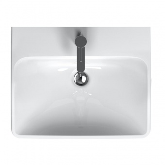 120560000 Подвесная раковина настенная прямоугольная Keramag  - Вид №1