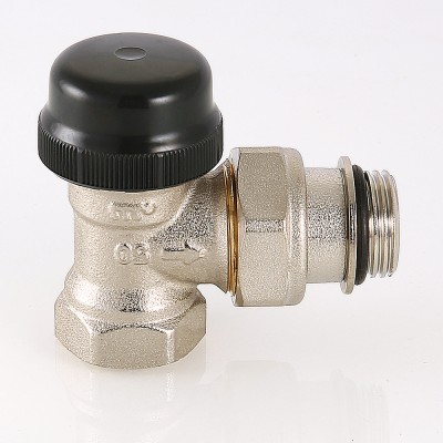 VT.037.N.04 Клапан термостатический угловой с преднастройкой Valtec 1/2"  - Вид №8