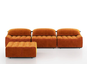 Модульный тканевый диван