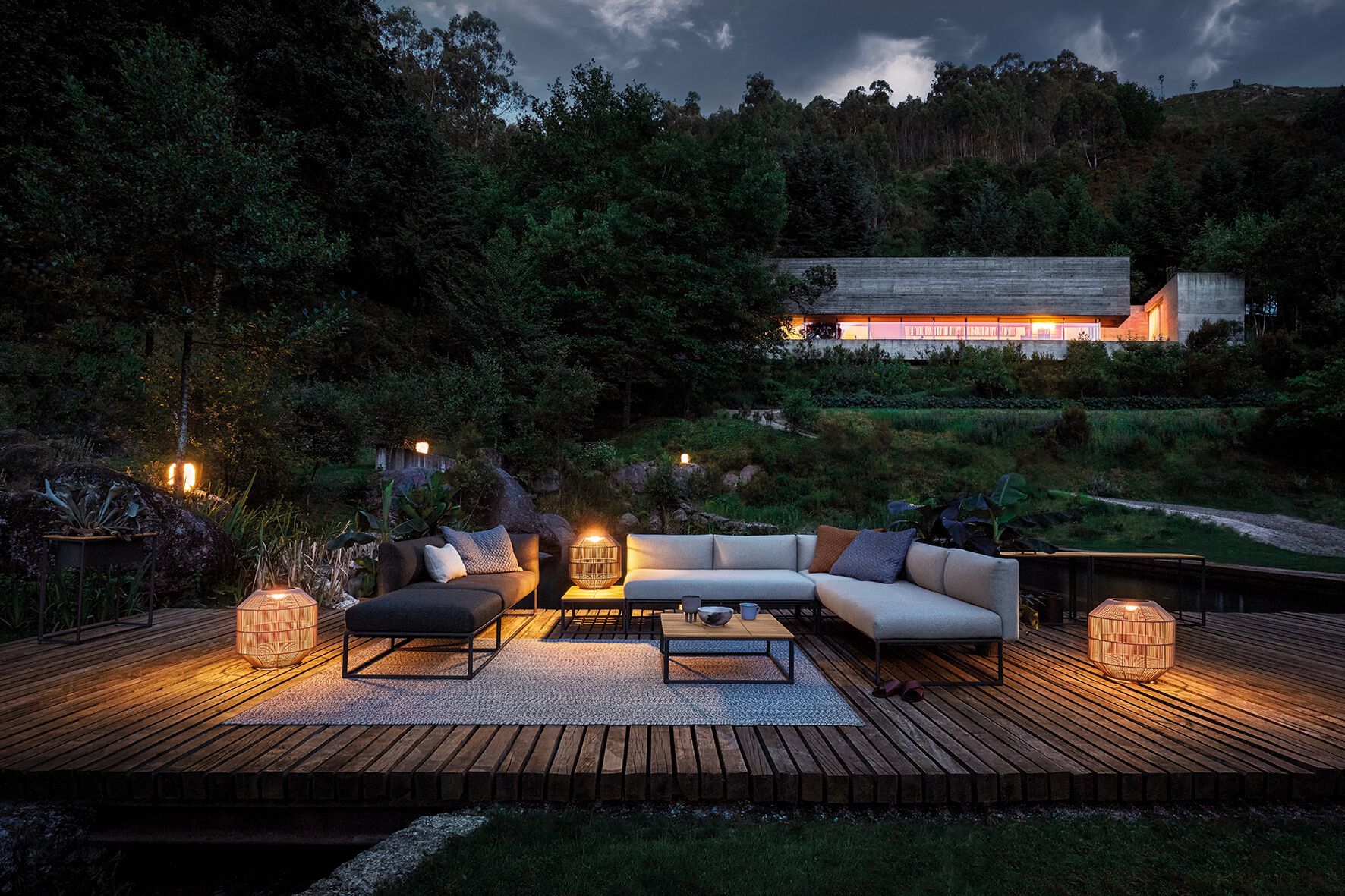 Тканевое садовое кресло Gloster Maya ARCH-00072230 - Вид №8