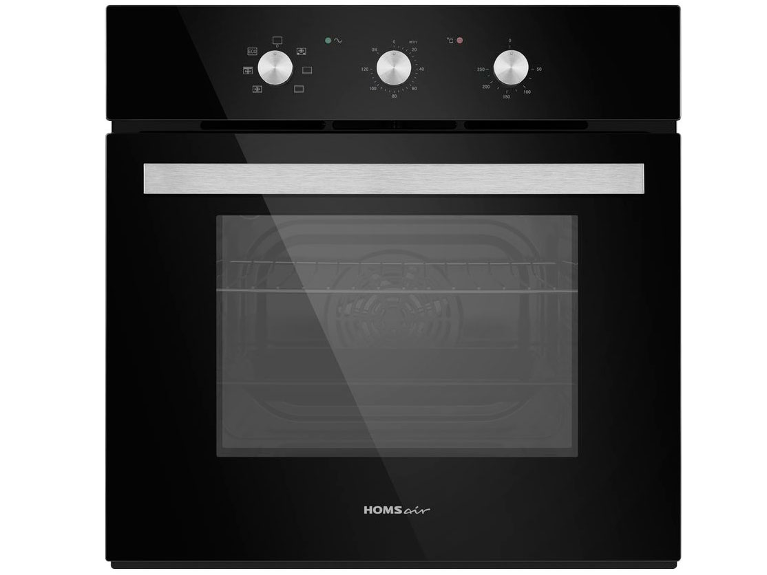 8160927 Электрический духовой шкаф HOMSair OEF657BK черный STDN-0008267