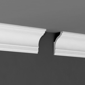 Плинтус потолочный Де-Багет П 10 70/40 (под натяжной потолок) (70 шт) STSR-2131