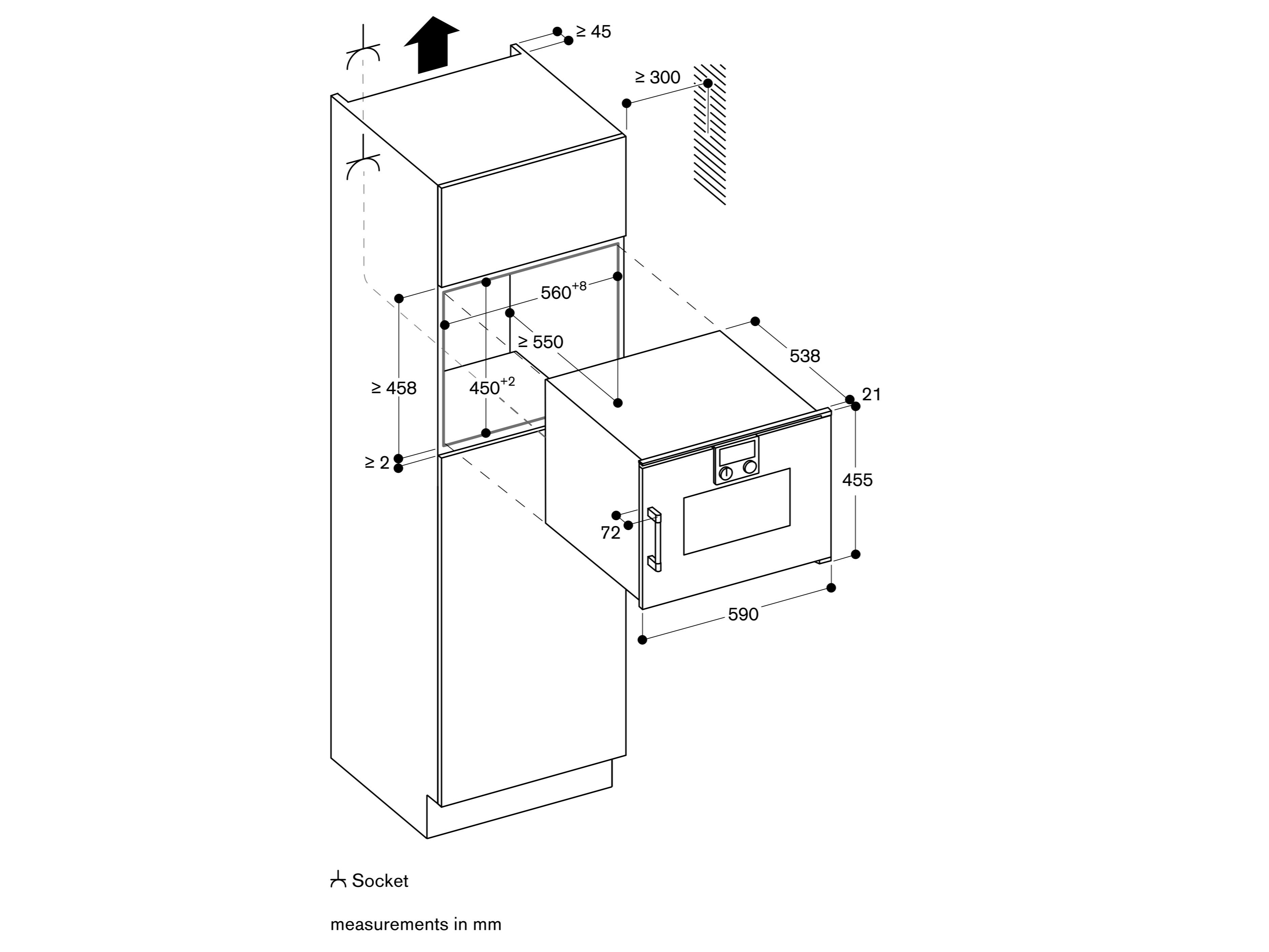 Встраиваемая комбинированная микроволновая печь с сенсорным экраном GAGGENAU серия 200 ARCH-00144838 - Вид №2