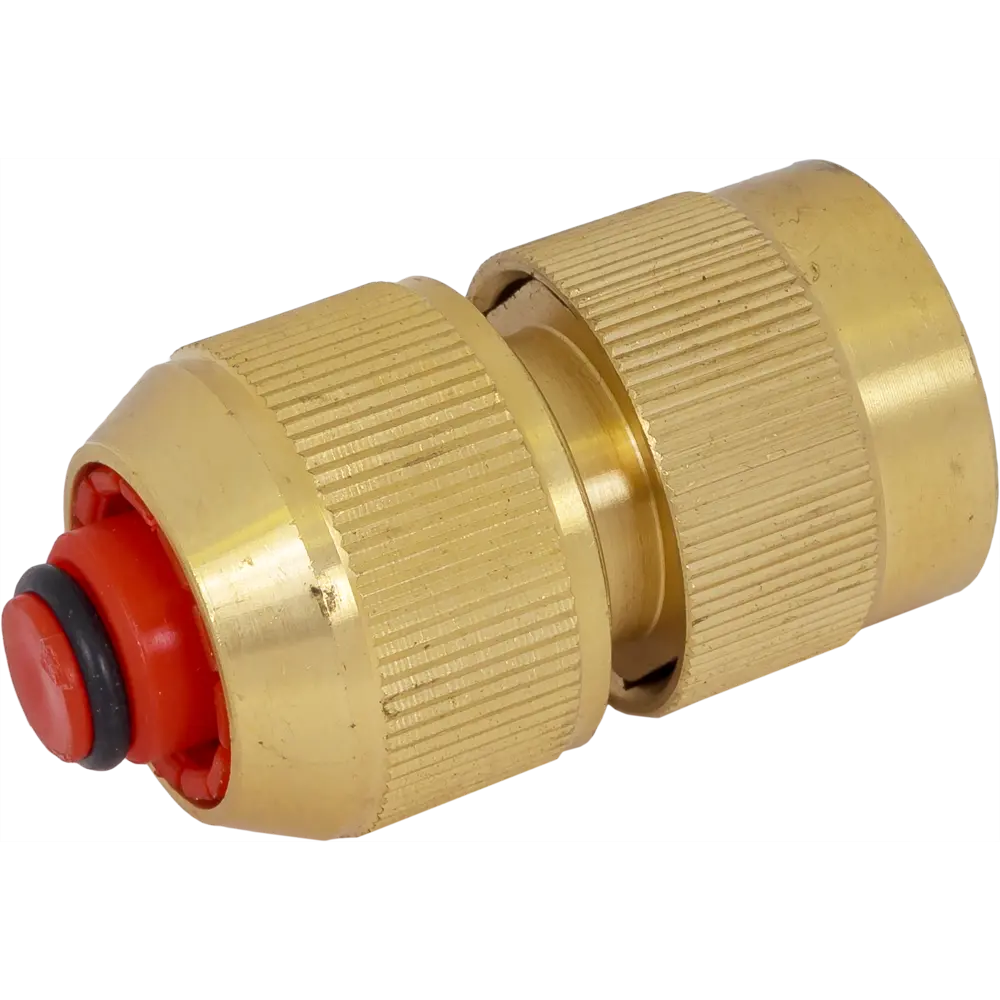 Быстросъёмный коннектор BOUTTE с аквастопом для садового шланга 1/2'' 15449370 STLM-0005805