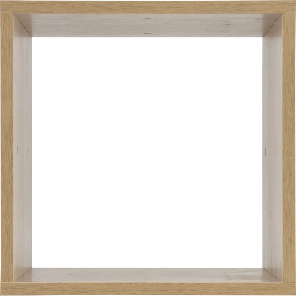 Стеллаж Spaceo KUB 1 секция 36x36.1x31.7 см ЛДСП цвет гикори джексон STLM-2159805 - Вид №4