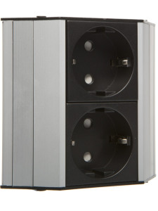 Блок электрических розеток Aspect 12105 Silver NAVAKO