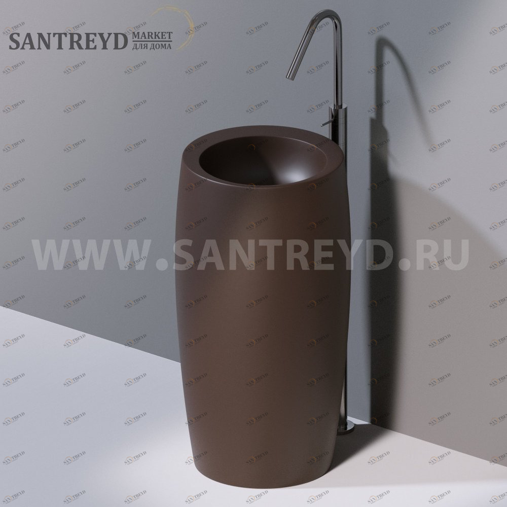 L100T0R0VT.107 Напольная раковина стоящая круглая A. e T. Italia SPOT AeT ITALIA TOTEM