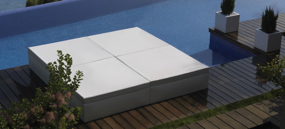 003891 Кровать Chill с 4 подушками 50x50 cm Vondom Jut - Вид №8