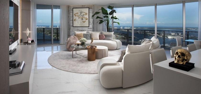 MORADA Изогнутый диван из ткани  Silhouette som  - Вид №2