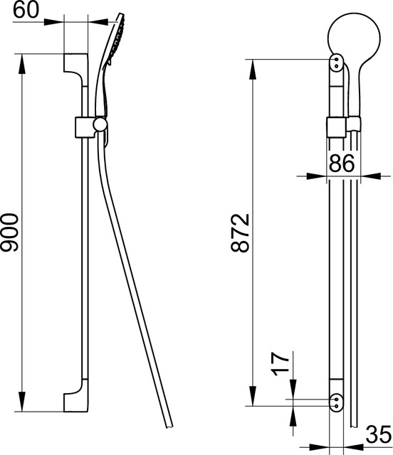51587010000 Душевой комплект KEUCO Edition 400 - Вид №5