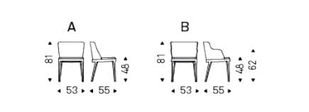 Кожаный мягкий стул Cattelan italia Magda ARCH-00148941 - Вид №7