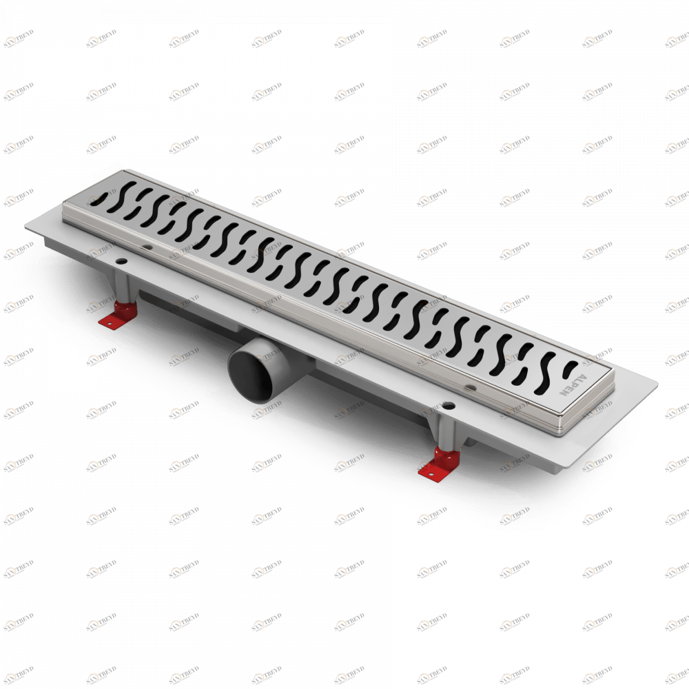 Водоотводящий желоб ALPEN Harmony ALP-450HN1 с рамкой 