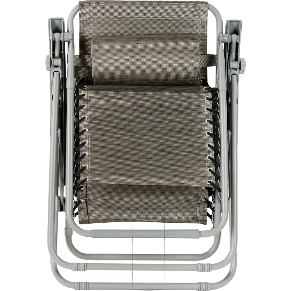 Шезлонг Бриз 165х110х65 см сталь/текстиль серый GREENGARD STLM-2069421 - Вид №2