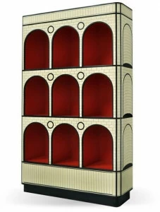 Scarlet Splendour Самонесущий открытый книжный шкаф Vanilla noir