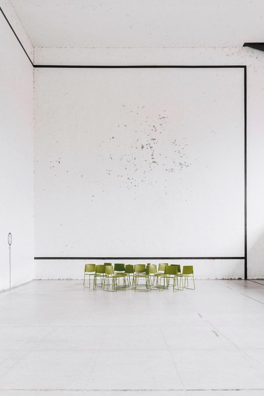 ENEA Стул из полипропилена, штабелируемый салазками Ema sun-id-1372132 - Вид №2