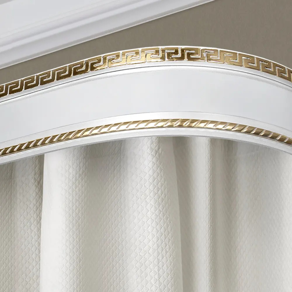 Бленда Тесей пластик 2 м цвет белый/золото Santreyd STLM-2153533 - Вид №4