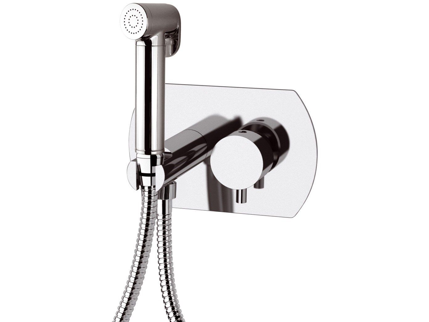 Латунный встраиваемый однорычажный смеситель для душа с ручным душем Daniel Rubinetterie Tokyo ARCH-00005627