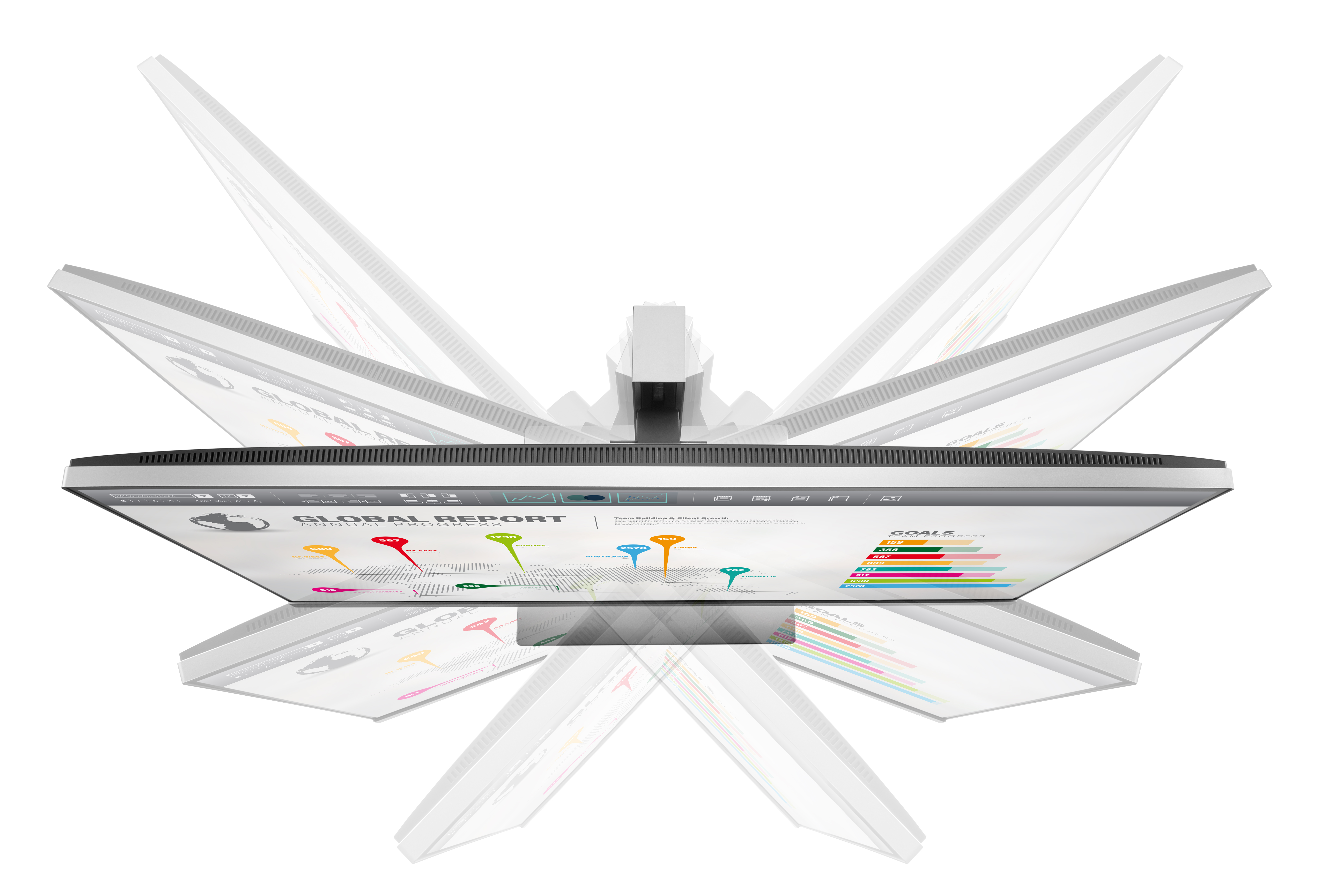 1FH52AA#ABB elitedisplay e273q monitor 27" ips micro edge, led backlit 178 / 178 2560 x 1440 350 nits 1000:1 dp hdmi vga usb 3.0*2 usb c 3-3-0 (repl m1p04aa, d7z72aa) HP HP EliteDisplay Santreyd  - Вид №5