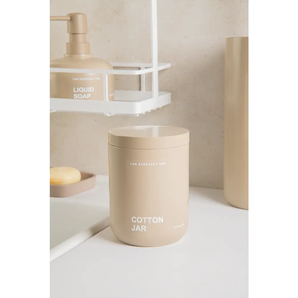 Контейнер для ватных дисков Vidage Kitba цвет бежевый STLM-2017532