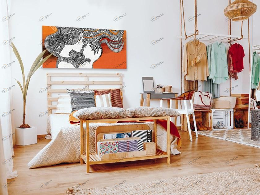 MOMENTI Авторский художественный принт Crazy home paintings Ah-001