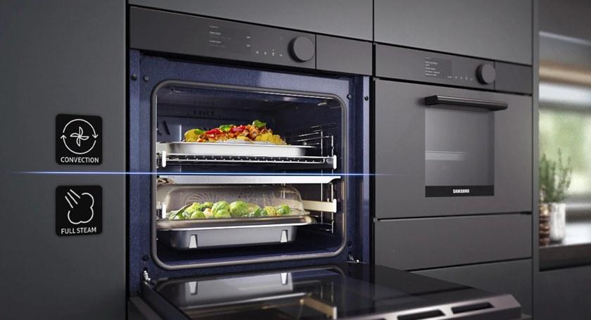 Samsung Home Appliances Встраиваемая пароварка из стекла с сенсорным экраном класса а +  Nv75t9979cd  - Вид №19
