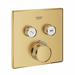 Термостат GROHE Grohtherm SmartControl для встраиваемого монтажа на 2 выхода, холодный рассвет матовый (29124GN0)