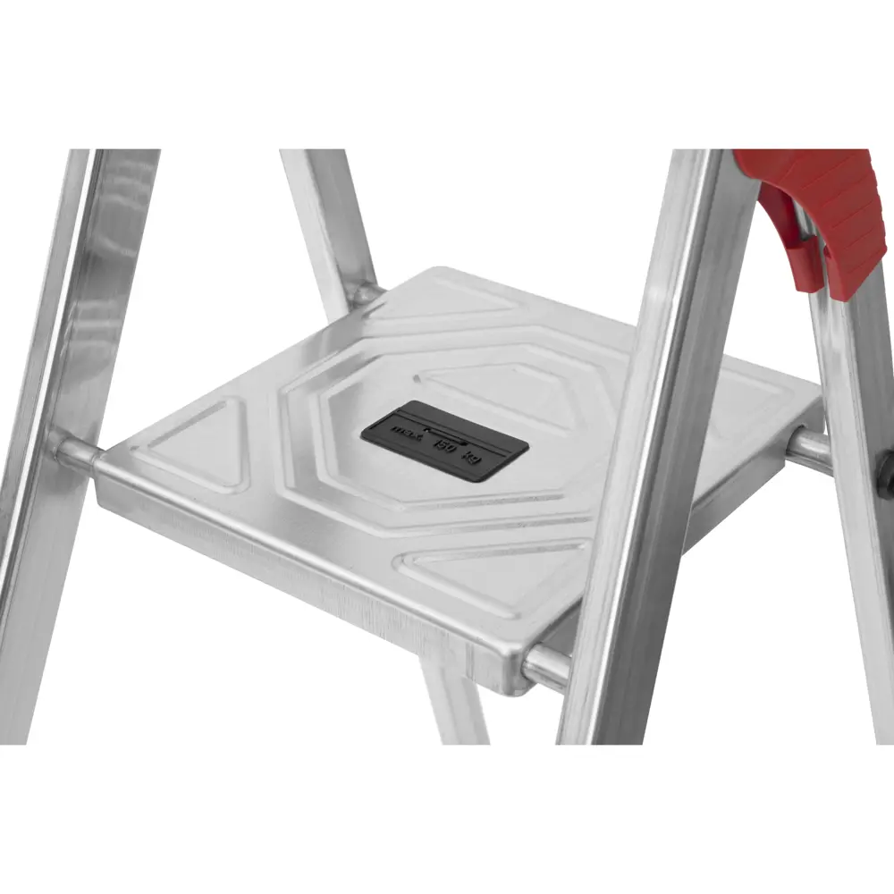 Стремянка алюминиевая с крючком Hailo 5 ступеней Santreyd STLM-2177683 - Вид №3