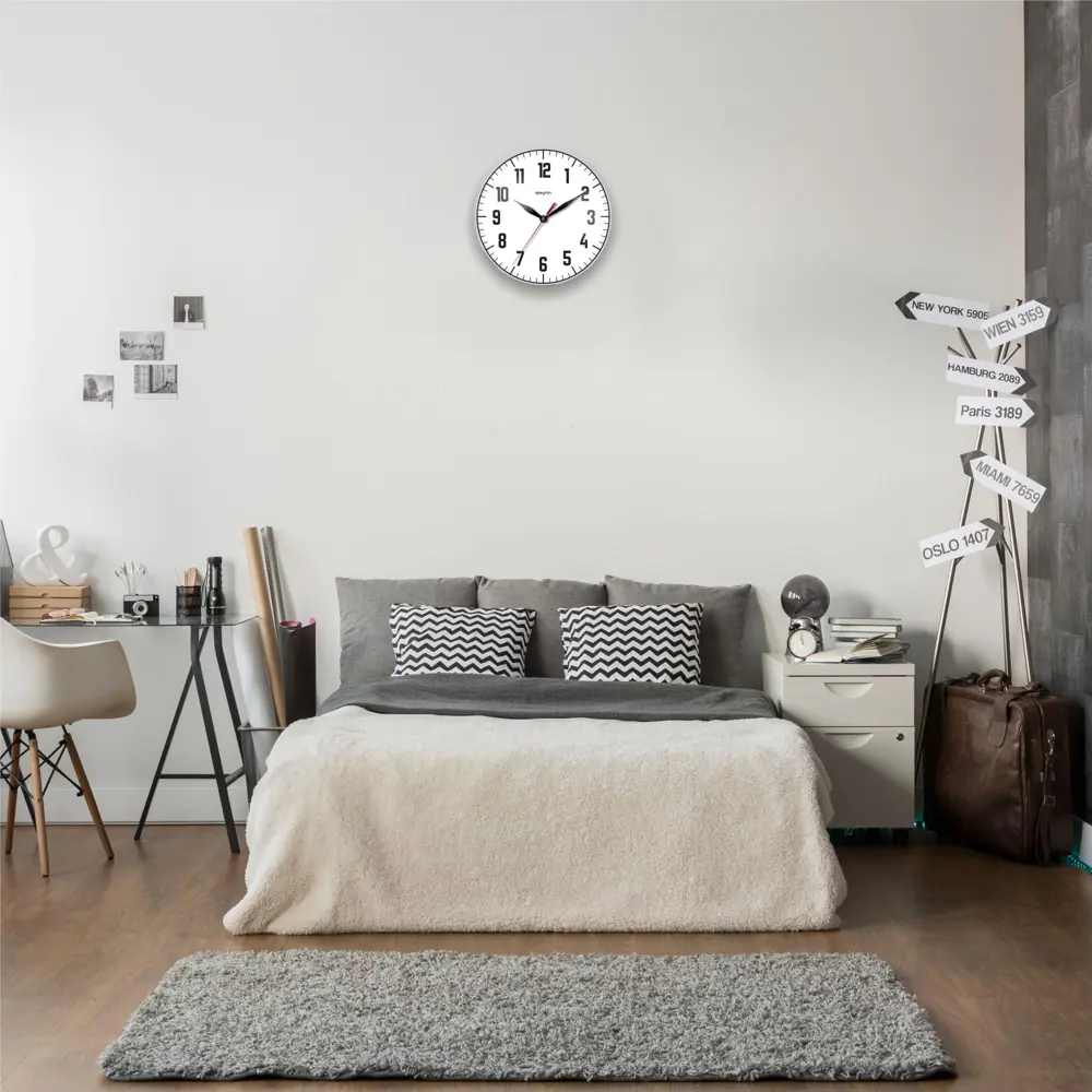 Часы настенные Apeyron PL1612-022 ø25 см пластик Santreyd Декор STLM-2187903 - Вид №5