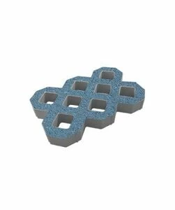 Тротуарные плиты "ГАЗОННАЯ РЕШЕТКА" - Б.1.ГР.8 (Гранит) Синий