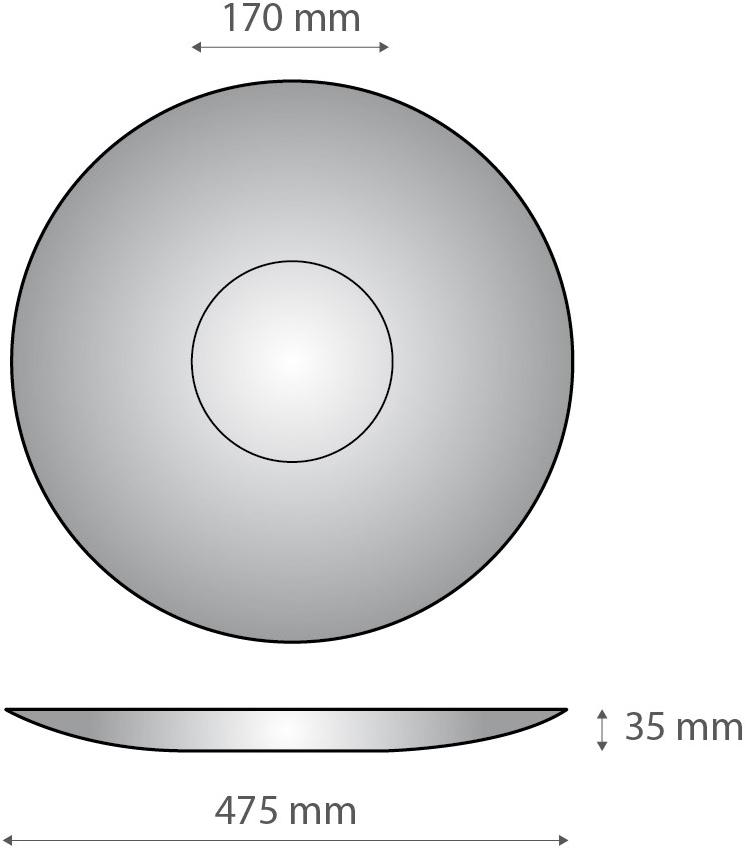 Alumina Декоративная плоская пластина из двне алюминия Dvne capsule collection D.sf50b0  - Вид №3