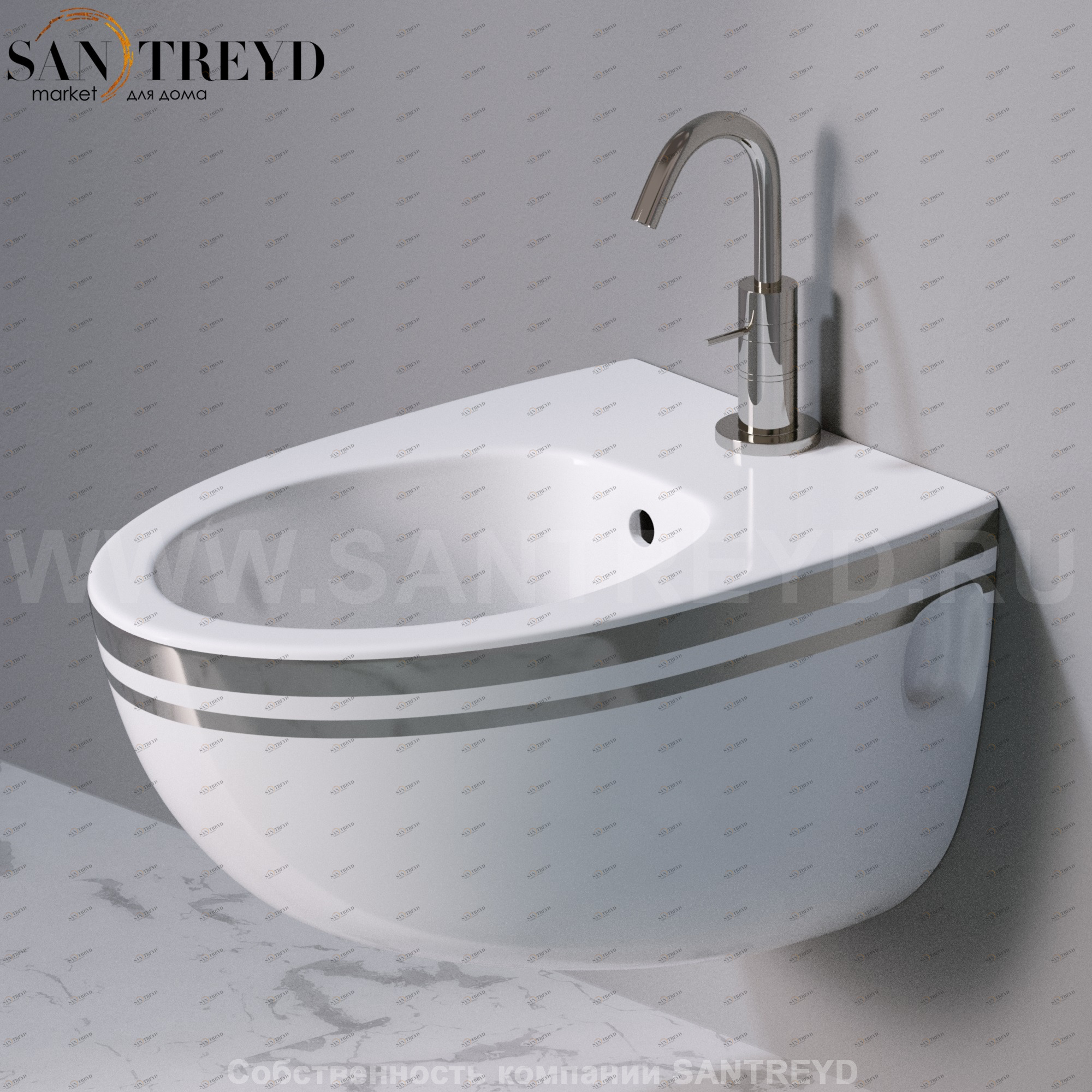 S512467P Биде подвесное OVAL A. e T. Italia AeT ITALIA