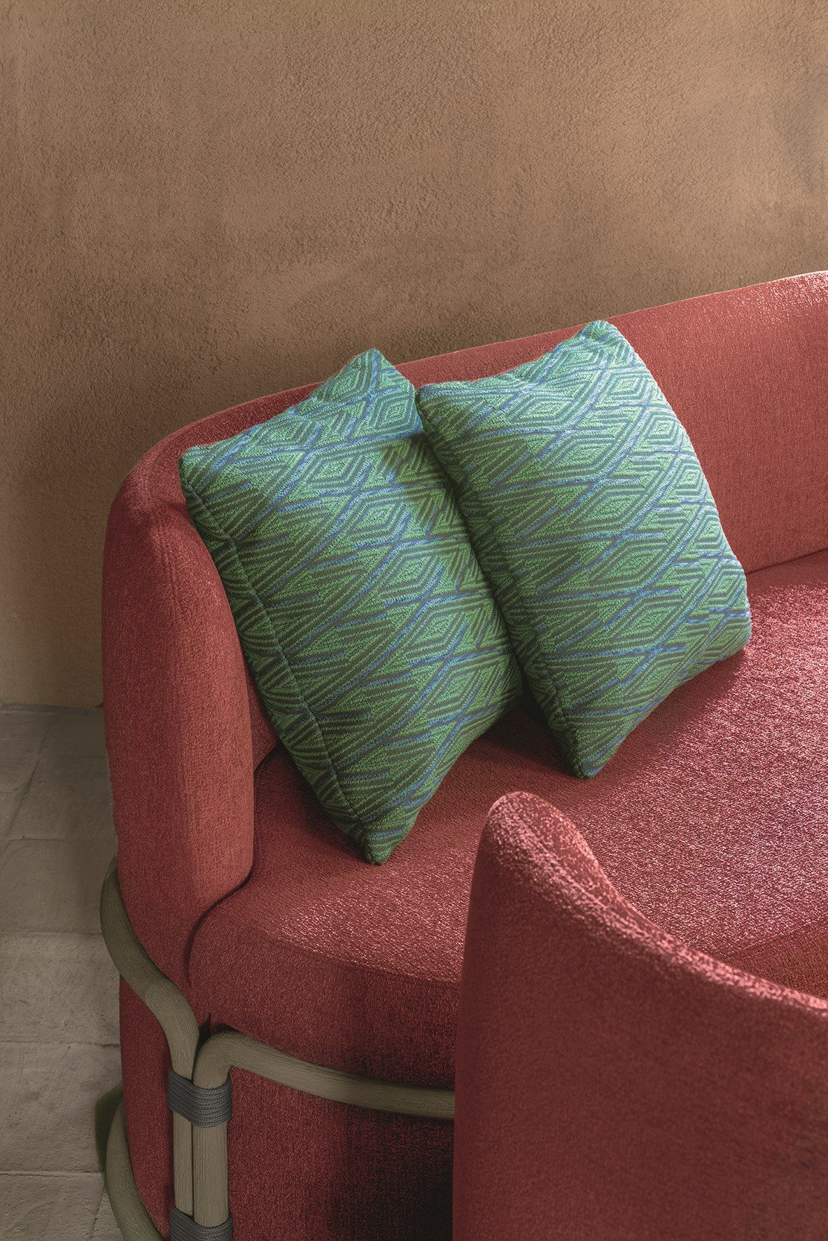 2-местный тканевый диван Ethimo Rotin ARCH-00106757 - Вид №10